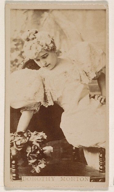 Kinney Brothers Tobacco Company, Dorothy Morton, from the Actresses series (N245) issued by Kinney Brothers to promote Sweet Caporal Cigarettes