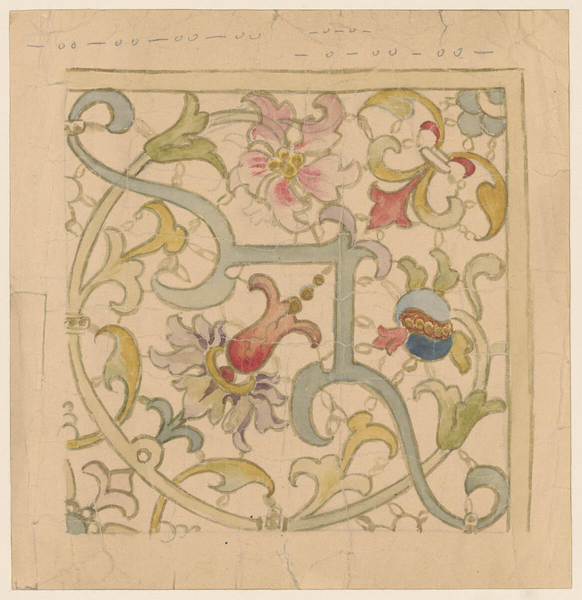 MarieLippert-Hoerner, Ornamentale Eckfüllung
