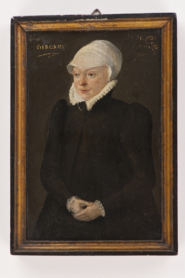 Unknown artist, Miniaturporträt der Herzogin Sabina von Württemberg, geb. Herzogin von Bayern
