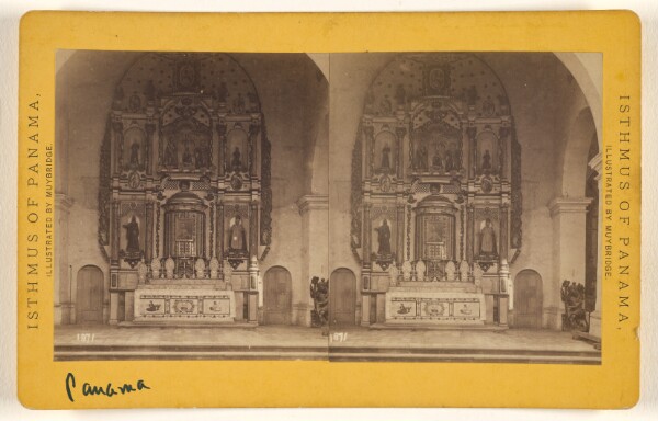 Eadweard J. Muybridge, Panama. Church of Santa Ana.
