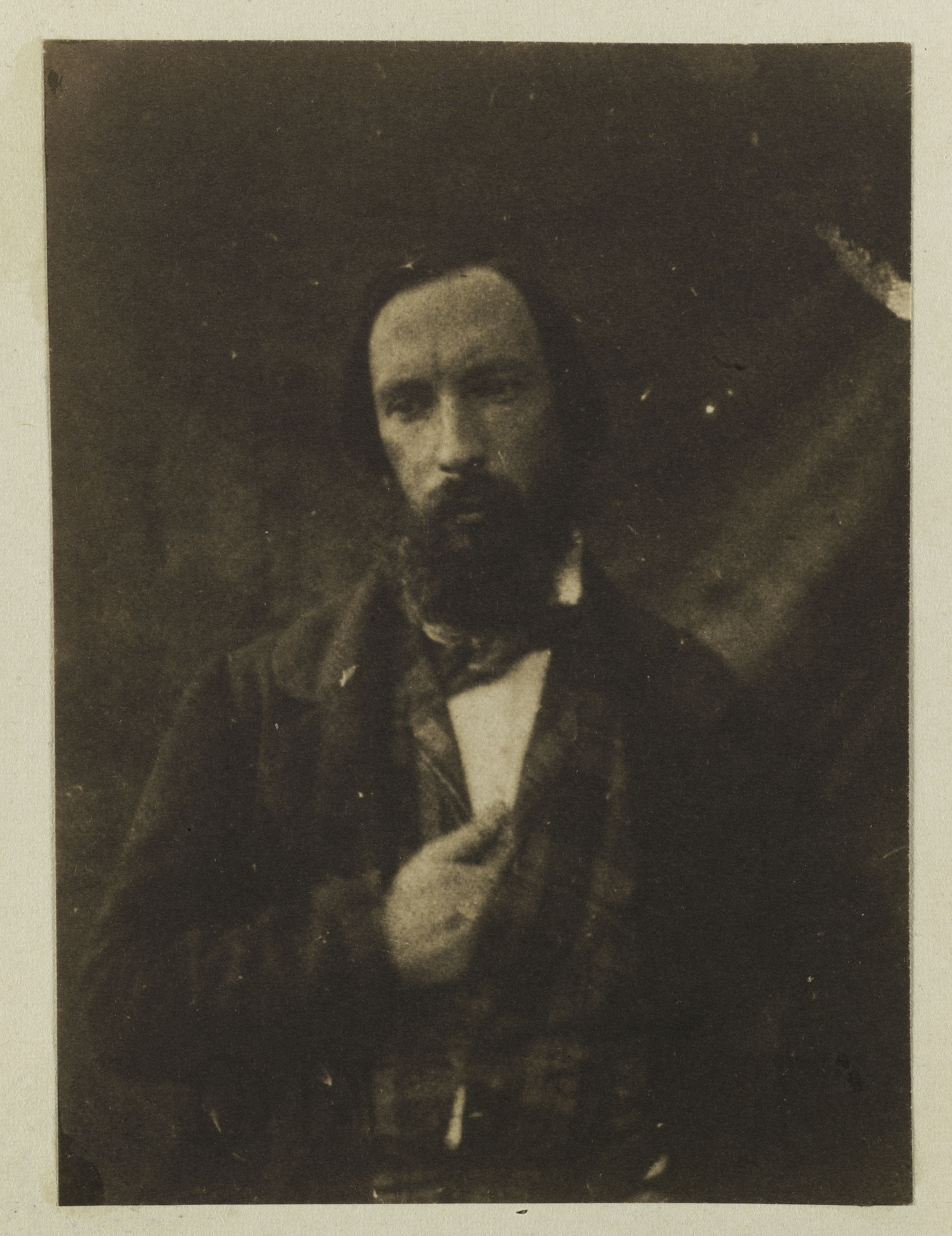 Auguste Vacquerie, Autoportrait d'Auguste Vacquerie, de face