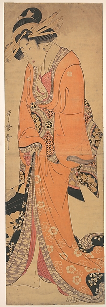 Kitagawa Utamaro, Geisha, probably a Singing Girl