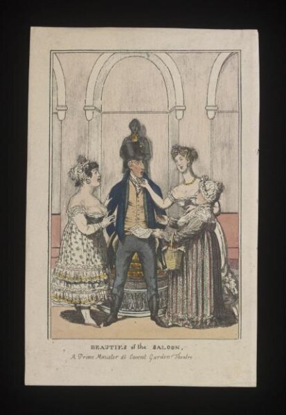 Unknown, Beauties of the Saloon, A Prime Minister at Covent Garden Theatre