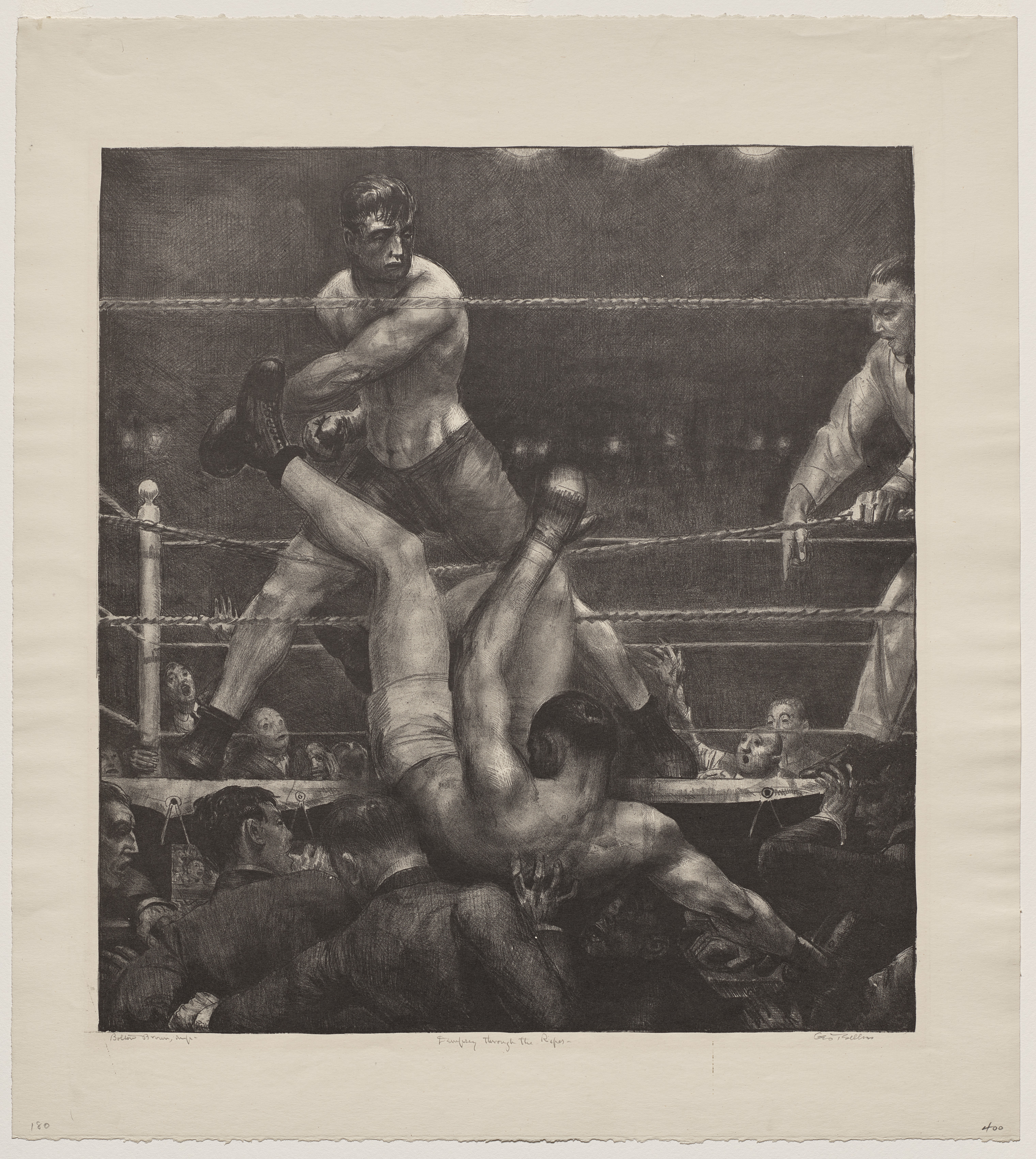 George Bellows, Dempsey Through the Ropes