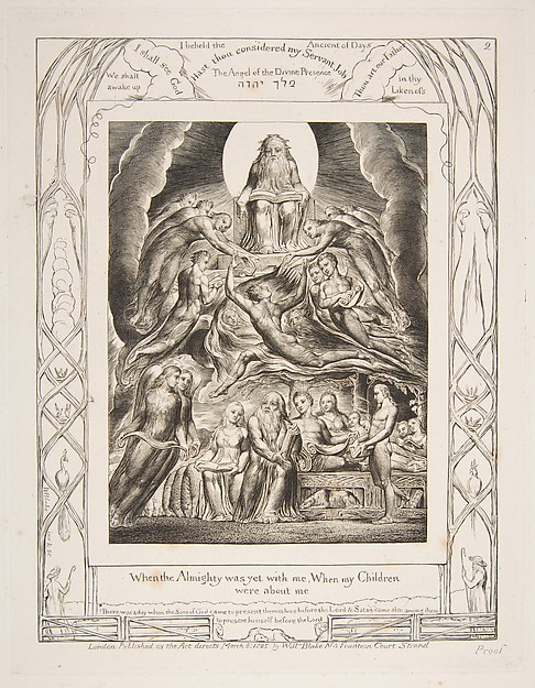 William Blake, Satan Before the Throne of God