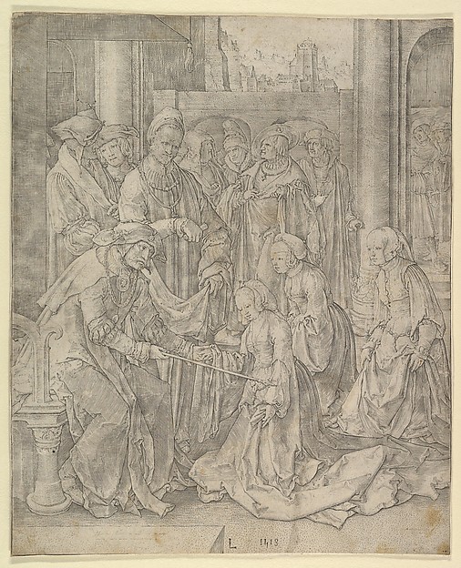 Lucas van Leyden, Esther Before Ahasuerus