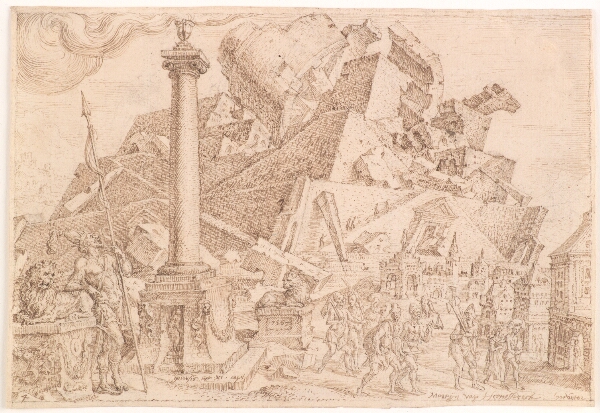 Maarten van Heemskerck, Babelstårnets ødelæggelse