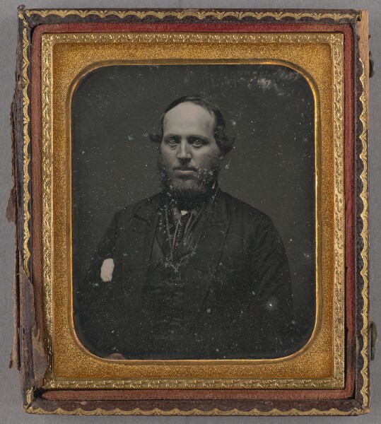 Unknown, [Portrait of a Seated Man with Chin Beard]
