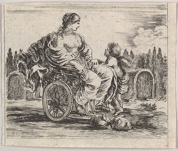 Stefano della Bella, Venus, from "Game of Mythology" (Jeu de la Mythologie)