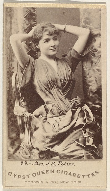 Goodwin & Company, Mrs. J.B. Potter, from the Actors and Actresses series (N171) for Gypsy Queen Cigarettes