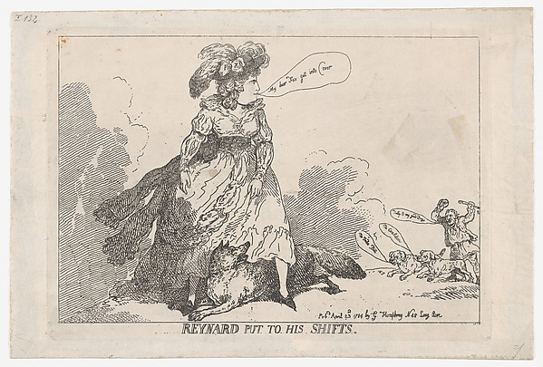 Thomas Rowlandson, Reynard Put To His Shifts