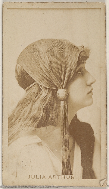 Allen & Ginter, Julia Arthur, from the Actors and Actresses series (N45, Type 8) for Virginia Brights Cigarettes