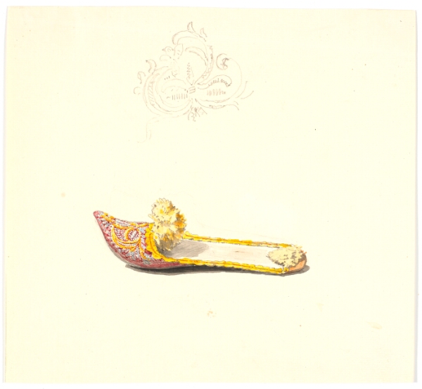 Martinus Rørbye, Tyrkisk tøffel og et ornament