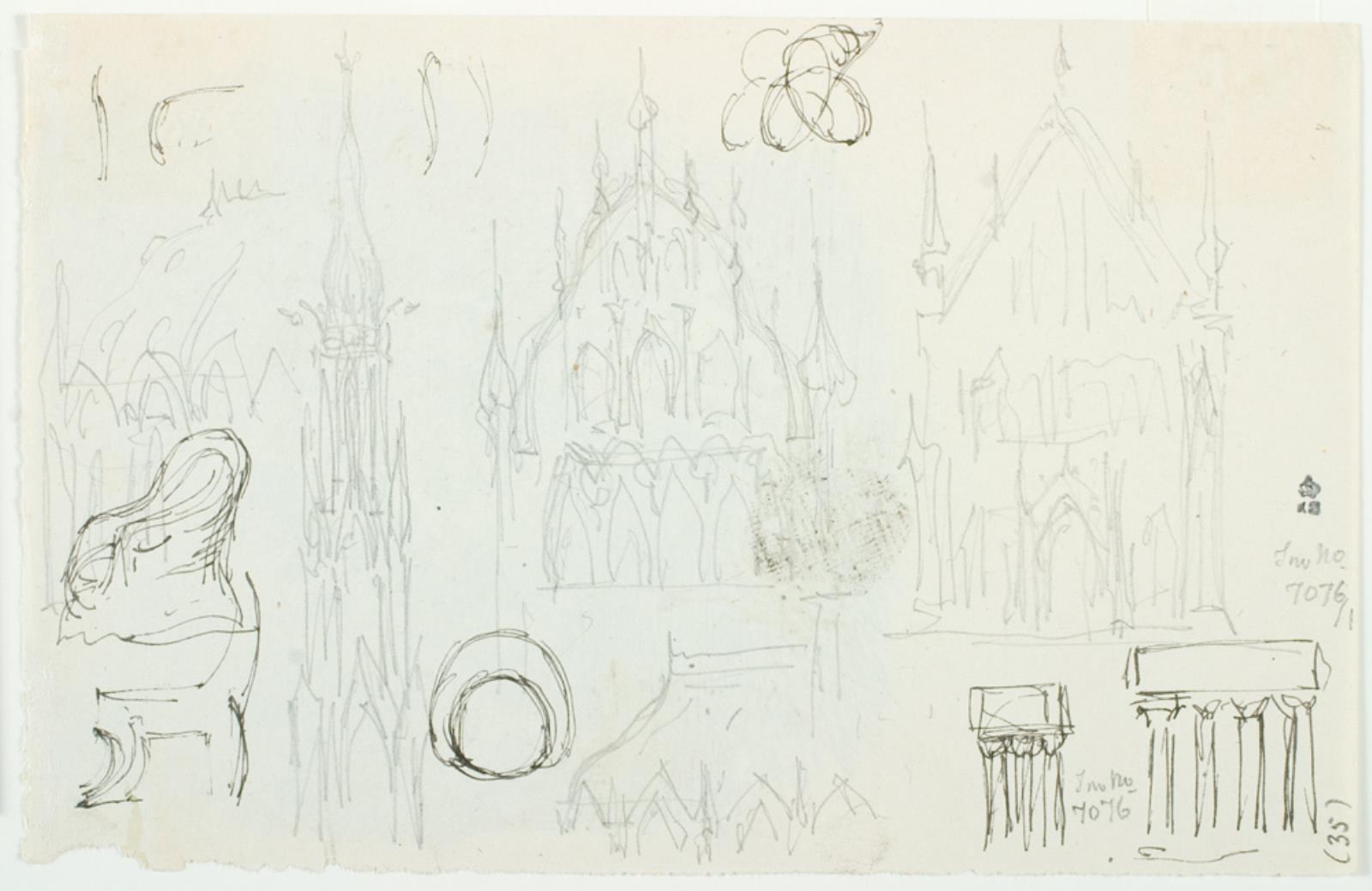 Lorenz Frølich, Arkitekturrids