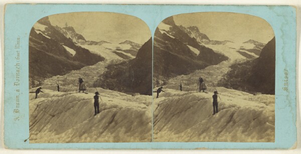 Adolphe Braun, Oberland Bernois. Mer de glace de Grindelwald et passage de la Strahlegg.