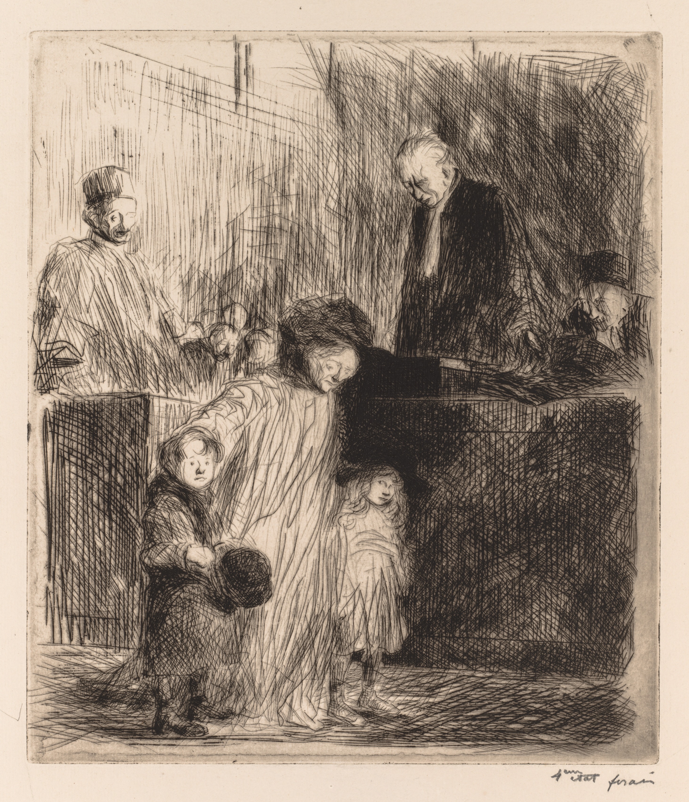 Jean Louis Forain, Sortie de l'Audience