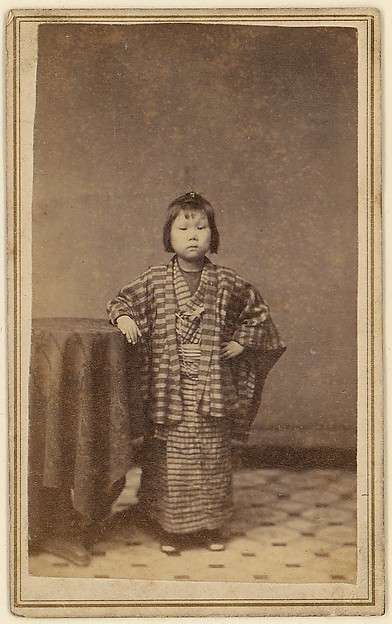 Unknown, [Girl with Striped Robe]