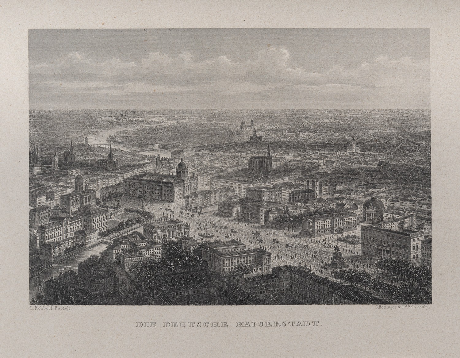Georg Heisinger, Berlin-Mitte: Stadtzentrum aus der Vogelschau