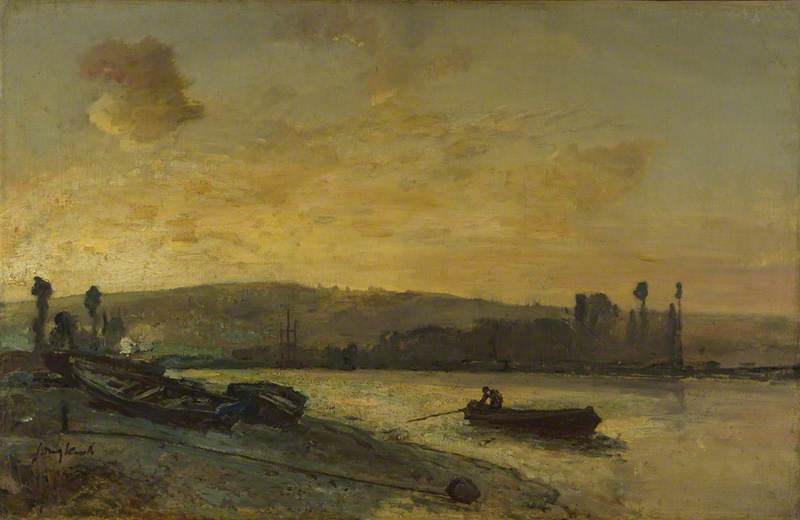 Johan Jongkind, River Scene