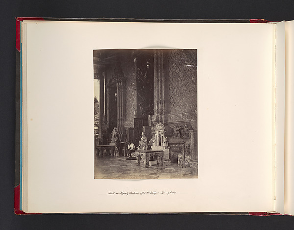 John Thomson, Hall in Royal Palace of 1st King, Bangkok