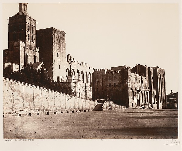 Edouard Baldus, Avignon, Palais des Papes