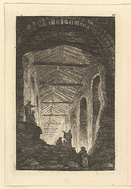 Hubert Robert, La Galerie Antique