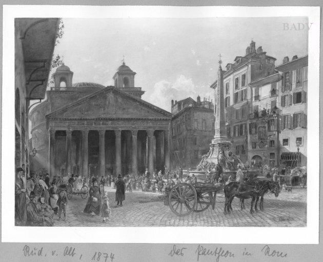 Rudolf von Alt, Das Pantheon in Rom