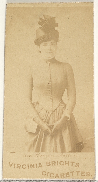 Allen & Ginter, Mrs. Brown Potter, from the Actors and Actresses series (N45, Type 1) for Virginia Brights Cigarettes