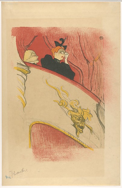 Henri de Toulouse-Lautrec, The Box with the Gilded Mask
