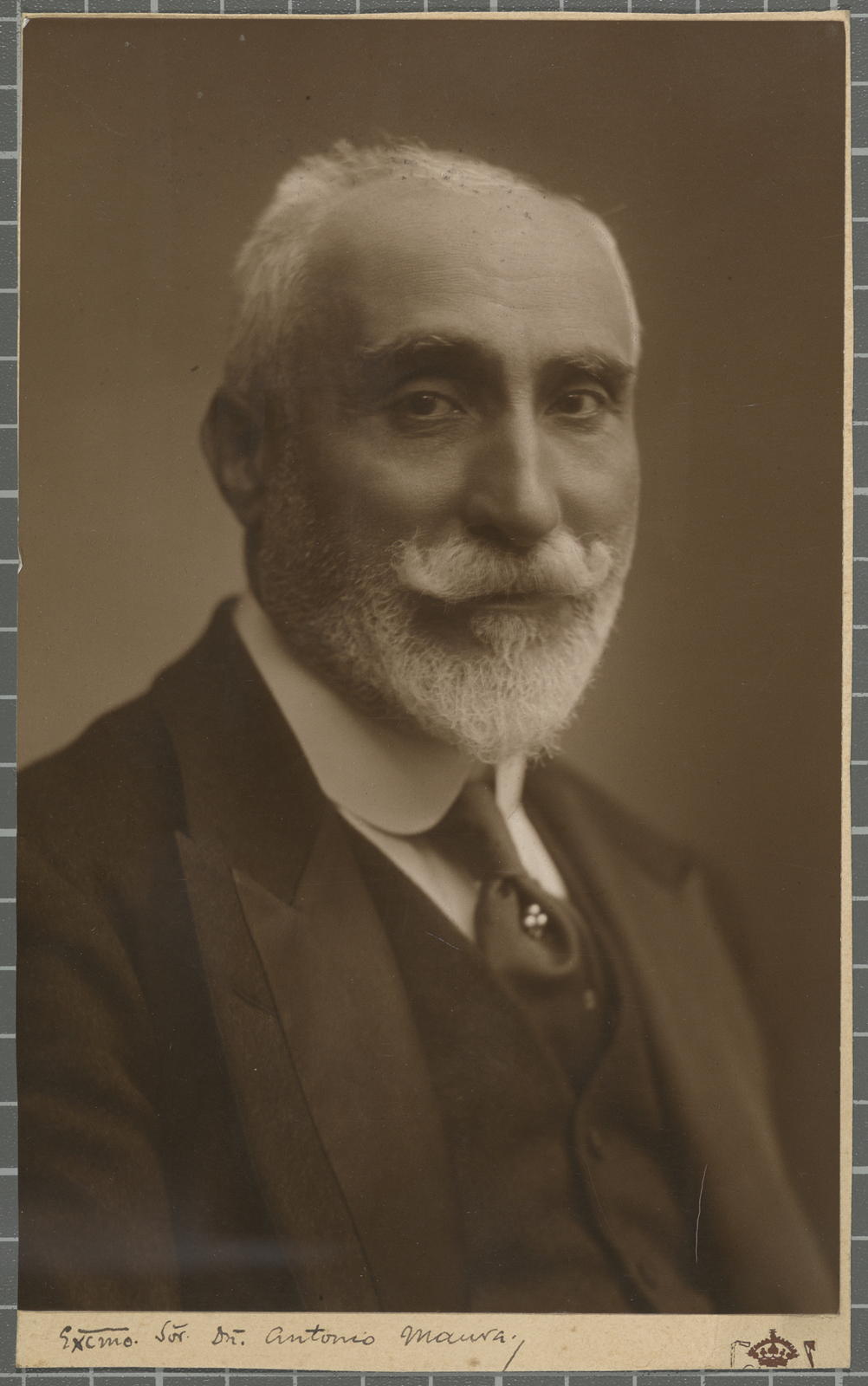 Desconegut, [Portrait of Antonio Maura]