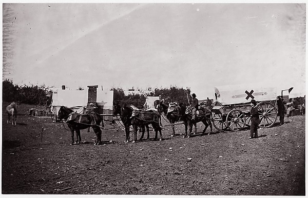 Timothy H. O'Sullivan, The Crack Team of the 1st Division, 6th Corps near Hazel River, Virginia