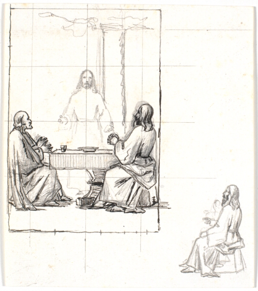 Martinus Rørbye, Kristus og de to disciple i Emmaus