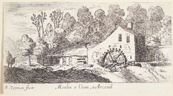 Reinier Zeeman, Vandmølle ved Arceuil