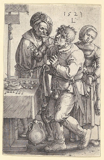 Lucas van Leyden, The Dentist