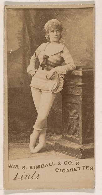 William S. Kimball & Company, Miss Lint, from the Actresses series (N203) issued by Wm. S. Kimball & Co.