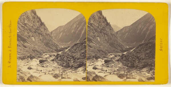 Adolphe Braun, Route du St.-Gothardt. Gorge de Schoellenen.