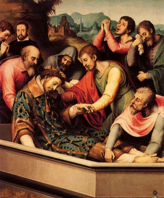 Juan de Juanes, The Burial of Saint Stephen