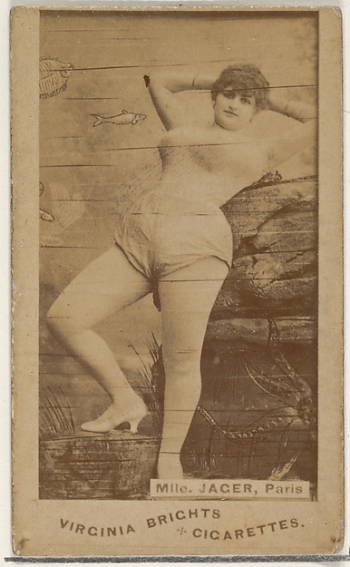 Allen & Ginter, Mlle. Jager, Paris, from the Actors and Actresses series (N45, Type 1) for Virginia Brights Cigarettes