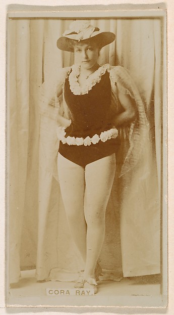 Kinney Brothers Tobacco Company, Cora Ray, from the Actresses series (N245) issued by Kinney Brothers to promote Sweet Caporal Cigarettes