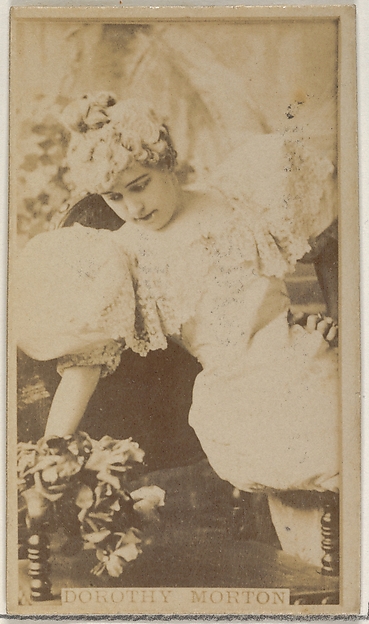 Allen & Ginter, Dorothy Morton, from the Actors and Actresses series (N45, Type 8) for Virginia Brights Cigarettes