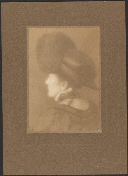 Louis Fleckenstein, [Portrait of a Woman from Behind]