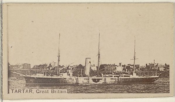 Allen & Ginter, Tartar, Great Britain, from the Famous Ships series (N50) for Virginia Brights Cigarettes