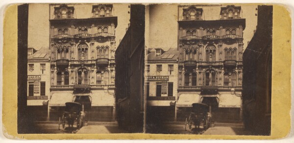 Edward Bierstadt, [View of Photographic Stock Depot building]