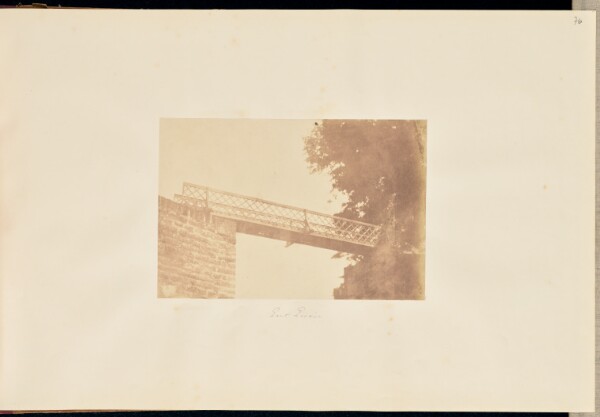 Louis-Alphonse Davanne, Pont Perain