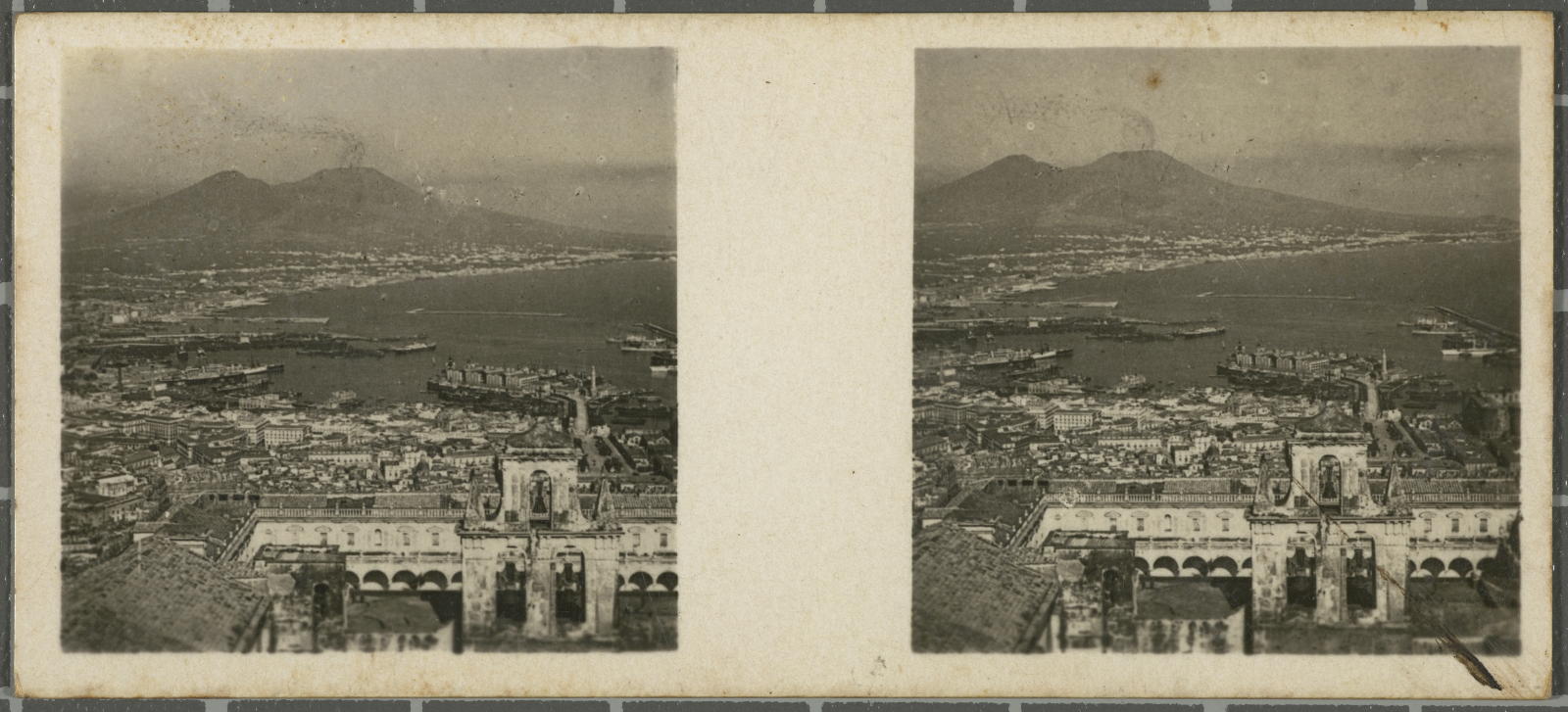 Desconegut, Italia-Nápoles-Vista general de la ciudad y e Vesubio Solsona Rius S.A.