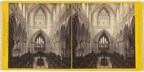 Francis Bedford, Cathedral - Interior of Choir, Looking East.