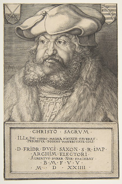Albrecht Dürer, Frederick the Wise, Elector of Saxony