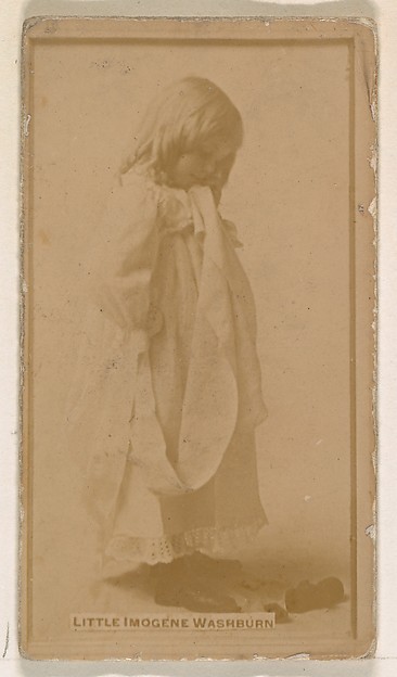 Kinney Brothers Tobacco Company, Little Imogene Washburn, from the Actresses series (N245) issued by Kinney Brothers to promote Sweet Caporal Cigarettes