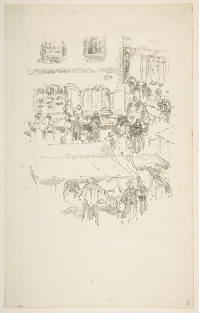 James McNeill Whistler, The Market Place, Vitré