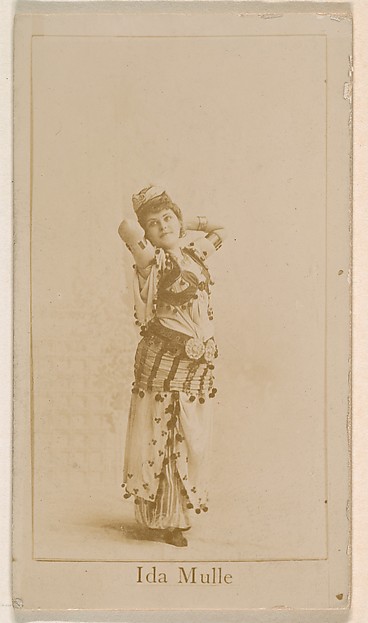 Kinney Brothers Tobacco Company, Ida Mulle, from the Actresses series (N245) issued by Kinney Brothers to promote Sweet Caporal Cigarettes